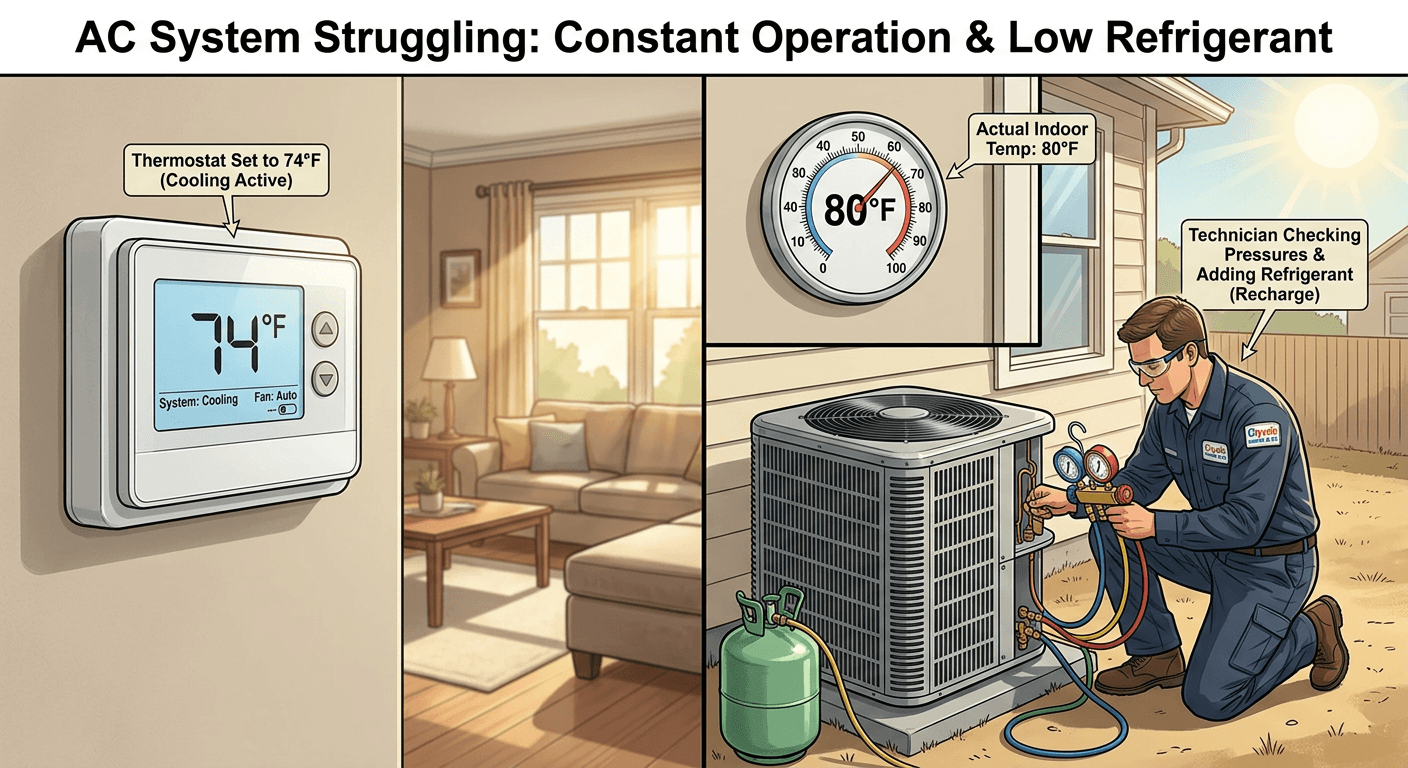 The System That Ran Constantly and Never Hit Temperature