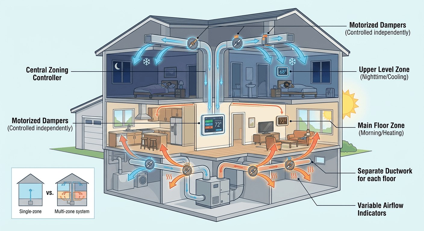 two zone house hvac