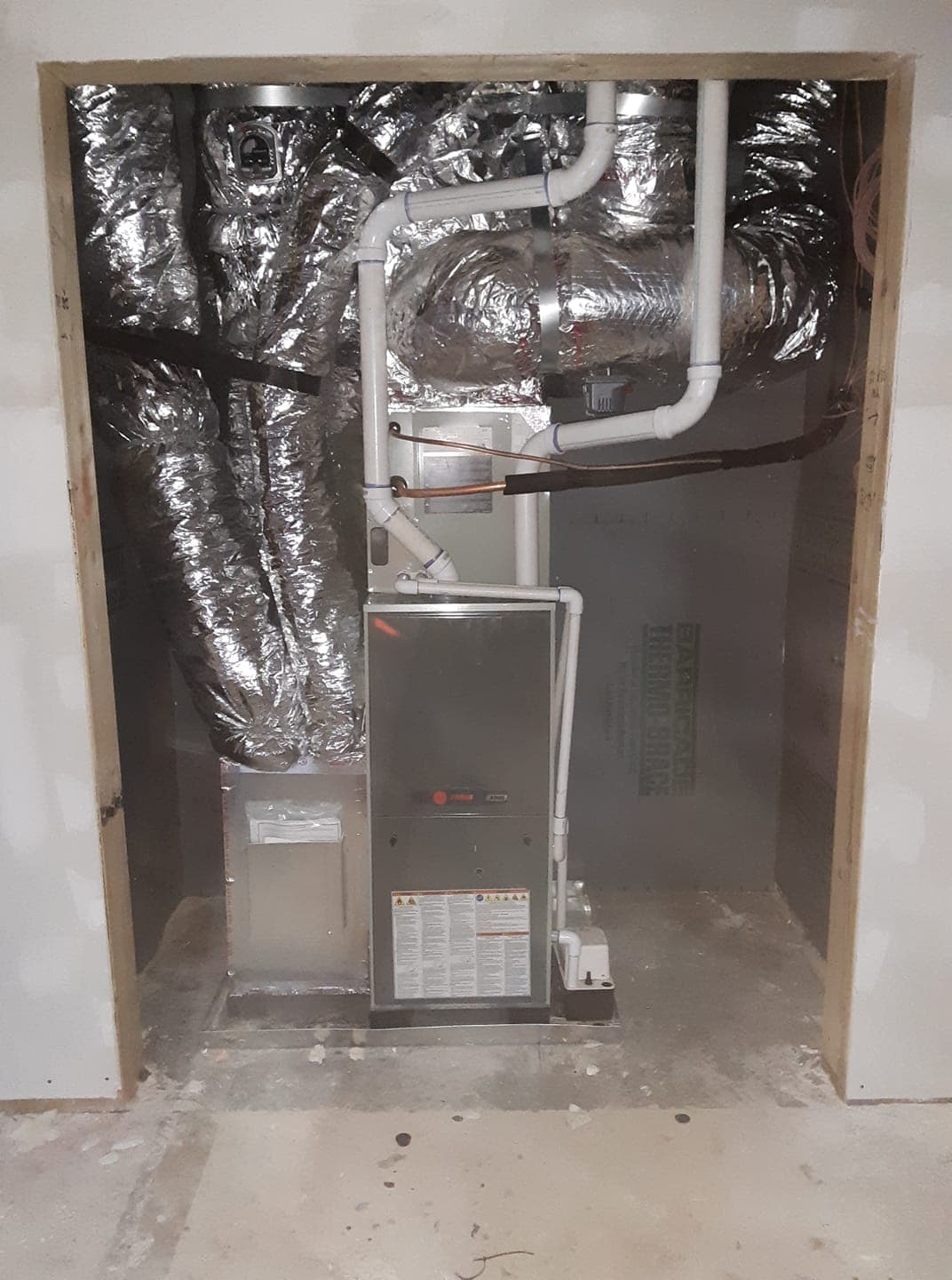 Fair Air Heating & Cooling job site in the Asheville, NC area