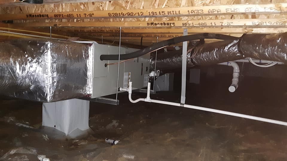 Fair Air Heating & Cooling job site in the Asheville, NC area