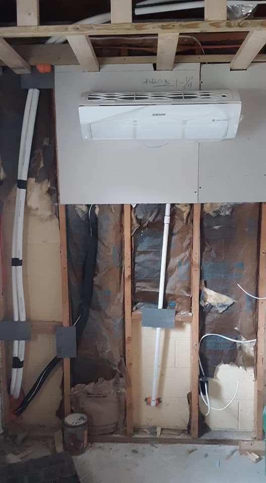 Fair Air Heating & Cooling job site in the Asheville, NC area