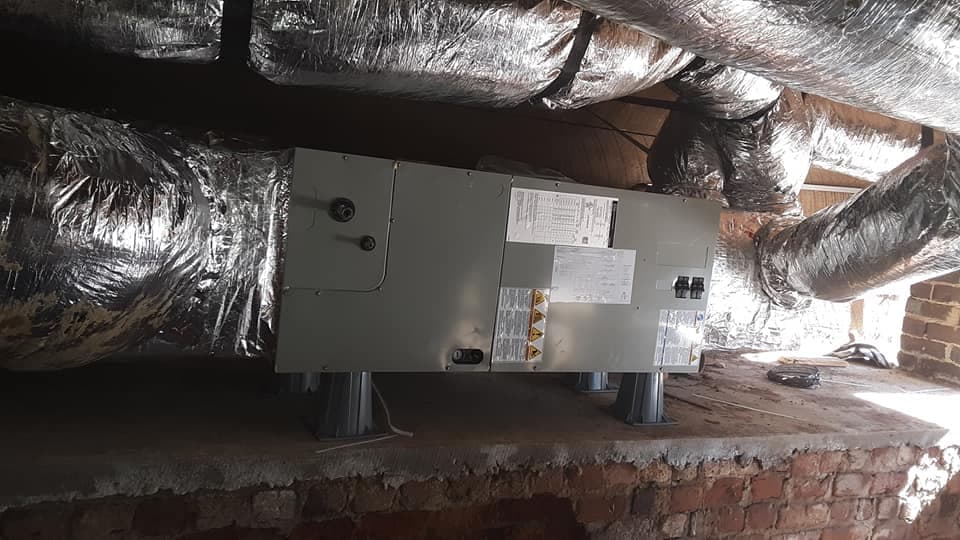 Fair Air Heating & Cooling job site in the Asheville, NC area