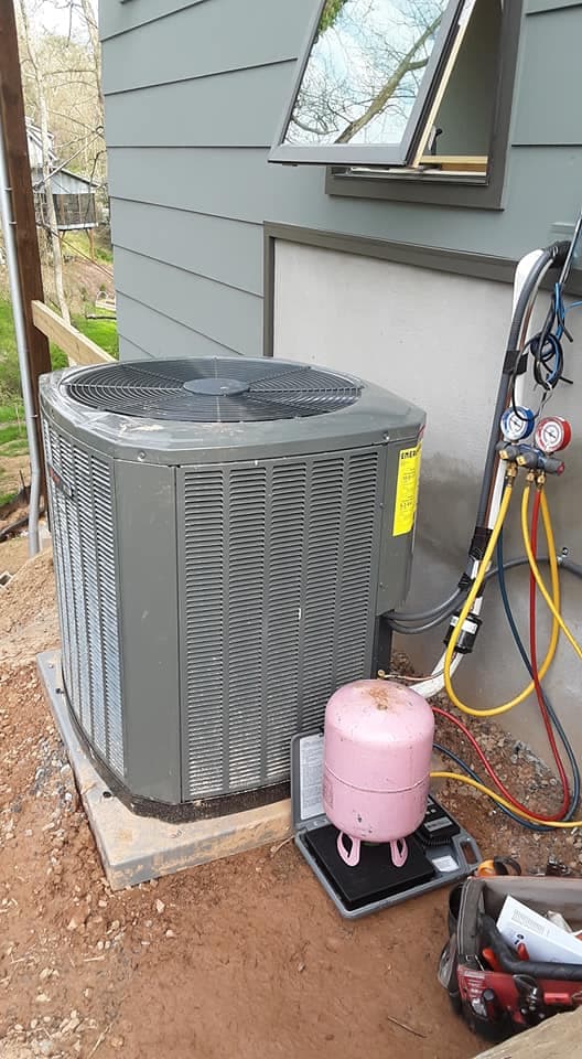 Fair Air Heating & Cooling job site in the Asheville, NC area