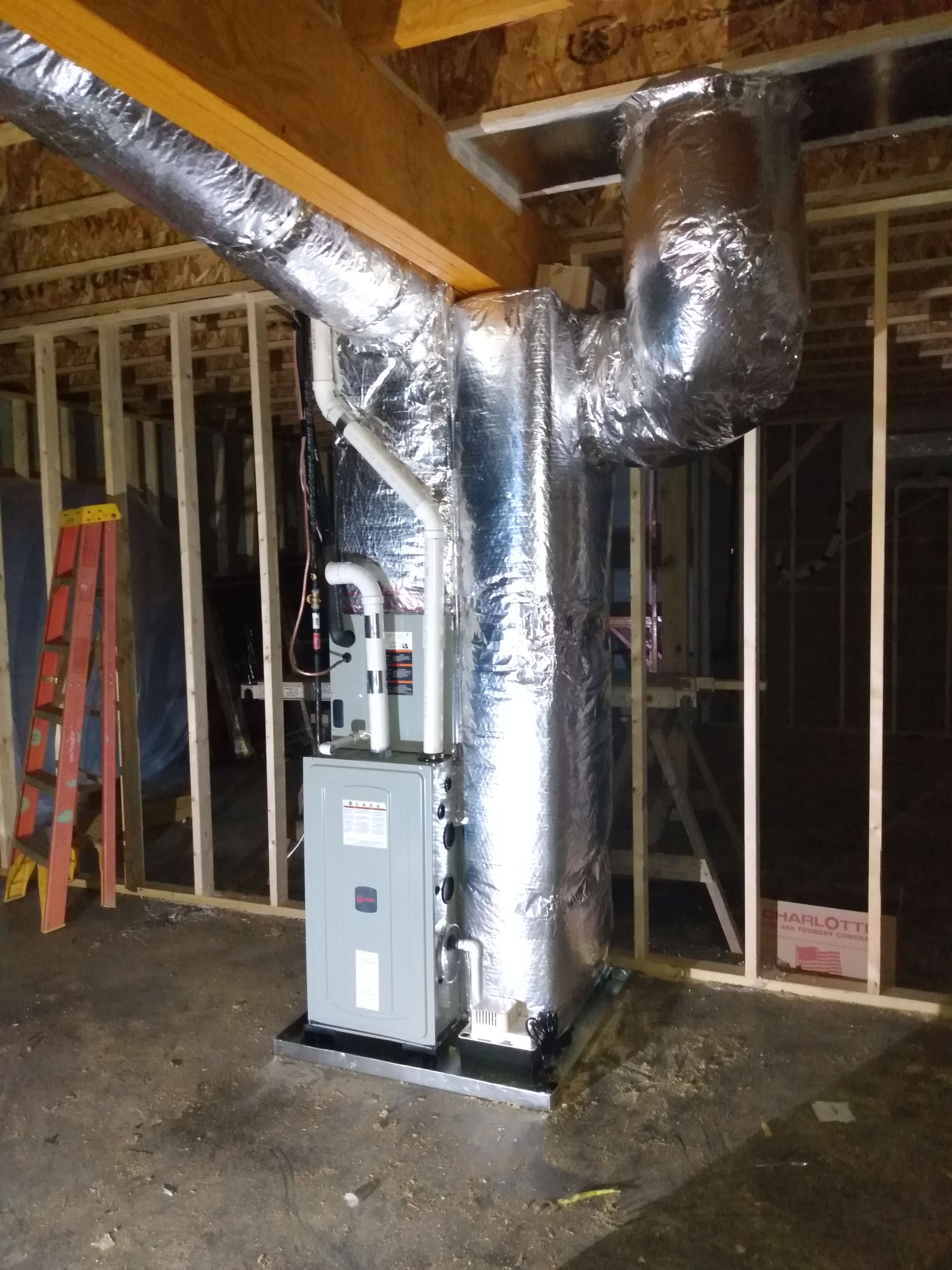 HVAC installation work by Fair Air Heating & Cooling in Western North Carolina