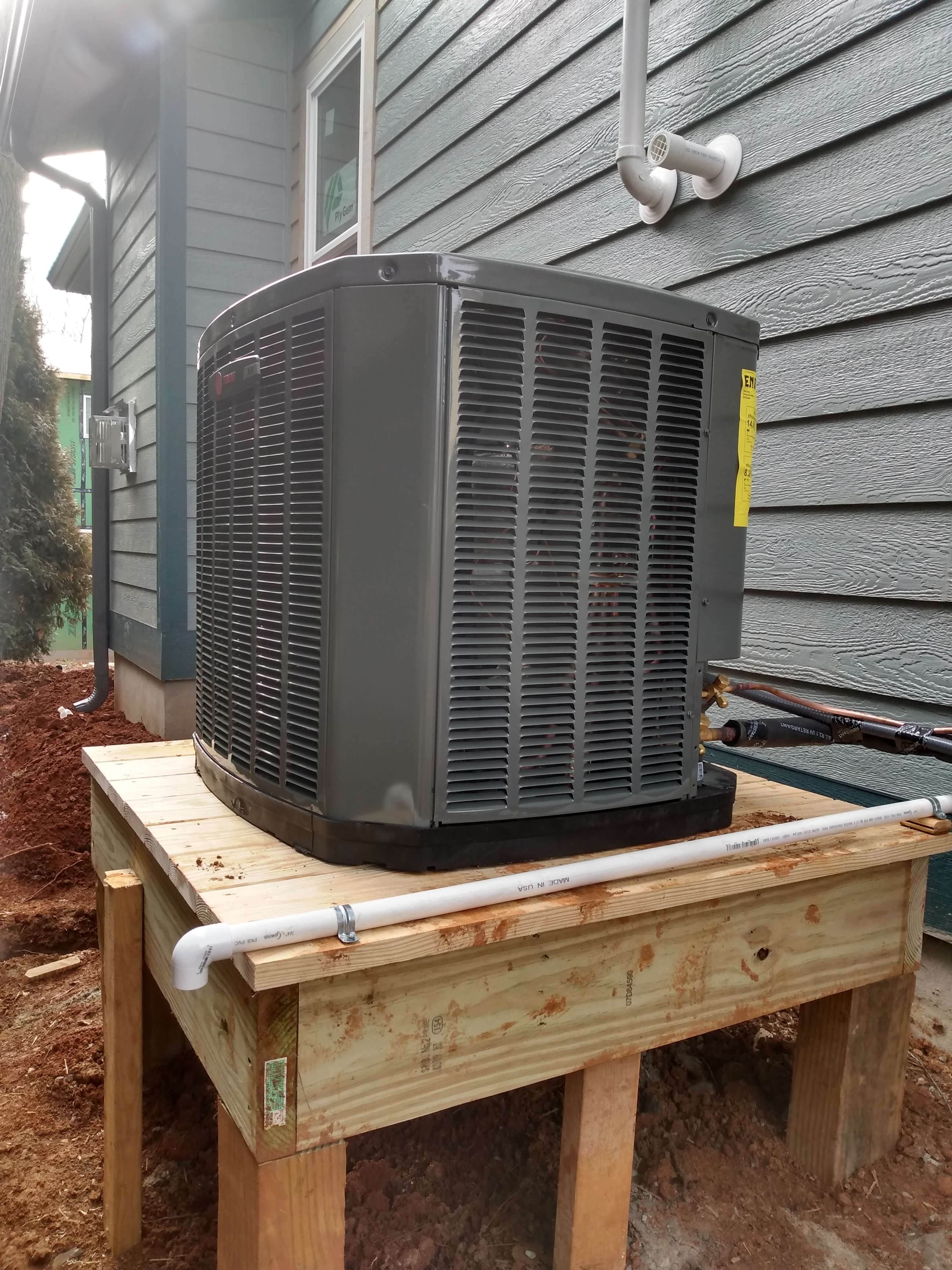 HVAC installation work by Fair Air Heating & Cooling in Western North Carolina