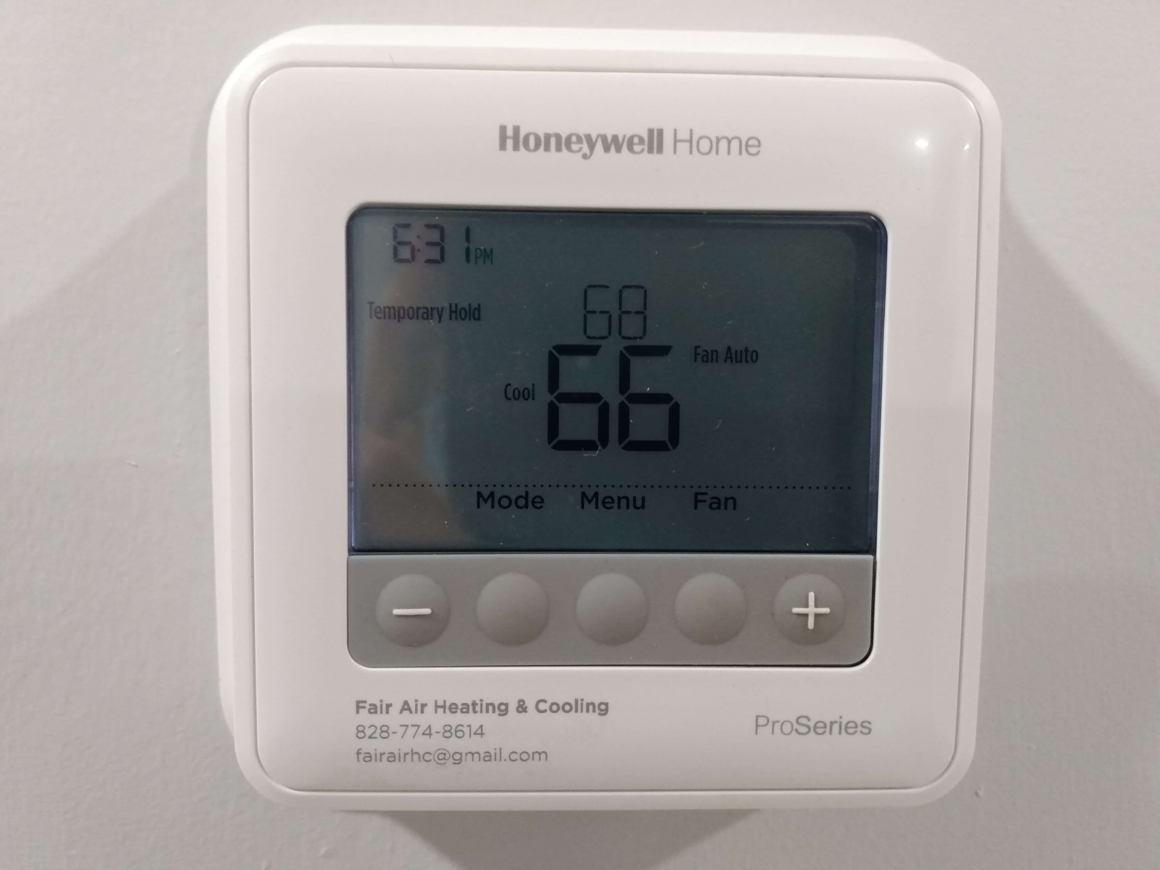 HVAC installation work by Fair Air Heating & Cooling in Western North Carolina